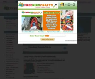 Allfreekidscrafts.com(Fun and Easy Crafts for Kids of All Ages) Screenshot