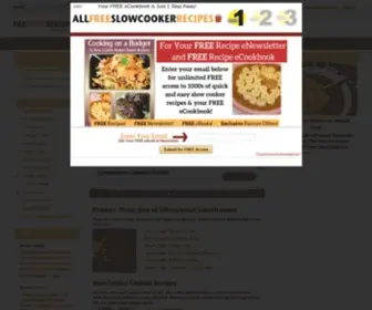 Allfreeslowcookerrecipes.com('s of Free Slow Cooker Recipes) Screenshot