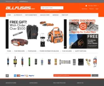 Allfuses.com(Fuses at the best price delivered quickly and easily) Screenshot