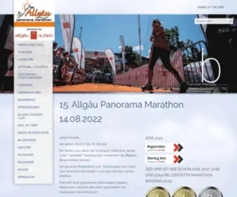 Allgaeu-Panorama-Marathon.de(Allgäu Panorama Marathon 13.08.2023) Screenshot