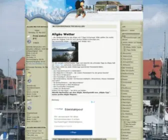 Allgaeu-Wetter.info(Allgäu) Screenshot