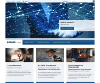 Allgaier-Group.com(Allgaier-Group | Allgaier-Group) Screenshot