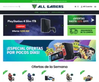 Allgamerschile.com(¡Todos jugamos) Screenshot