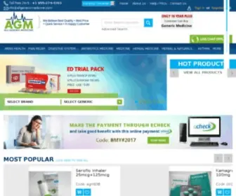 Allgenericmedicine.com(All Generic Medicine) Screenshot