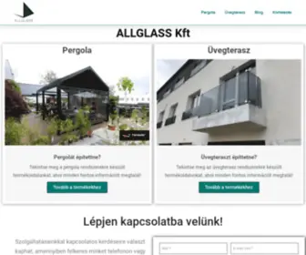 Allglasskft.hu(ALLGLASS Kft. Nyíregyháza) Screenshot