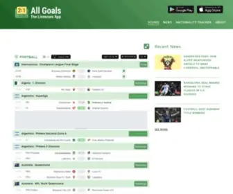 Allgoals.com Screenshot