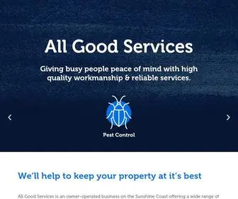 Allgoodservices.com.au(All Good Services) Screenshot