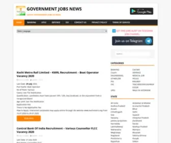 AllgovJobnews.com(Government jobs news) Screenshot