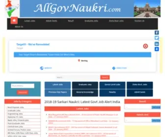 Allgovnaukri.com(Govt Job Alert) Screenshot