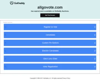 Allgovote.com(Your Vote Matters) Screenshot