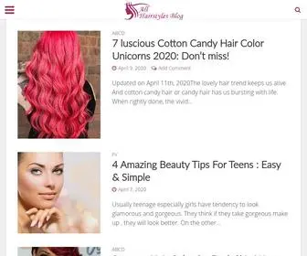 Allhairstylesblog.com(All Hairstyles Blog (A Complete Hairstyles Blog)) Screenshot