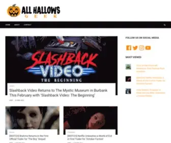 Allhallowsgeek.com(All Hallows Geek) Screenshot