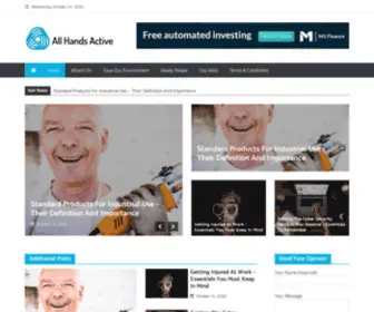 Allhandsactive.com(All Hands Active) Screenshot