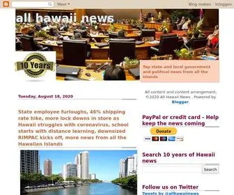 Allhawaiinews.com(All Hawaii News) Screenshot