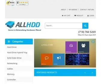 ALLHDD.com(Server Networking Hardware) Screenshot