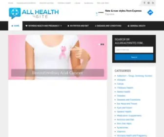 Allhealthsite.com(All Health Site) Screenshot