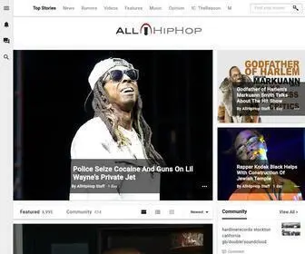 Allhiphop.com(Hip-Hop Culture Without Boundaries) Screenshot