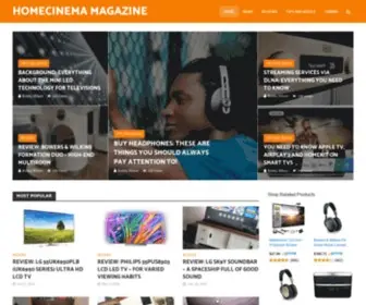 Allhomecinema.com(Homecinema Magazine LCD LED TVs) Screenshot