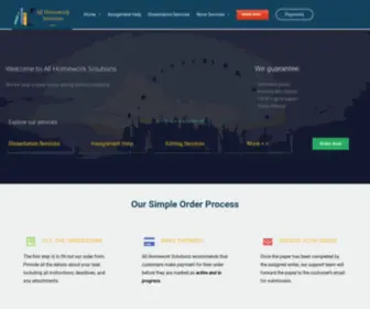 Allhomeworksolutions.com(All Homework Solutions) Screenshot