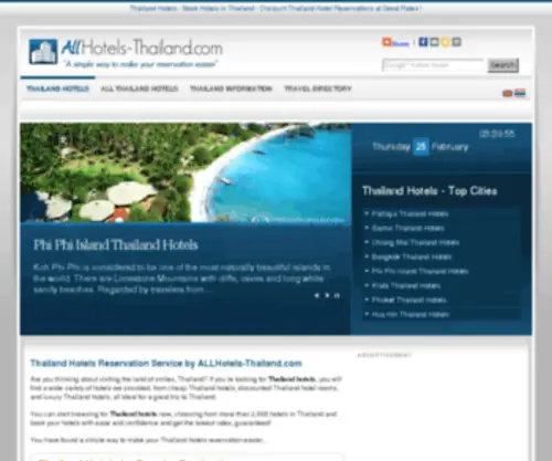 Allhotels-Thailand.com(Thailand Hotels) Screenshot
