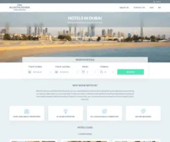 Allhotelsdubai.com(Dubai hotels & apartments) Screenshot