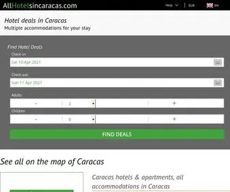 Allhotelsincaracas.com(Caracas hotels & apartments) Screenshot