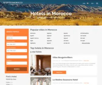 Allhotelsmorocco.com(Morocco hotels & apartments) Screenshot