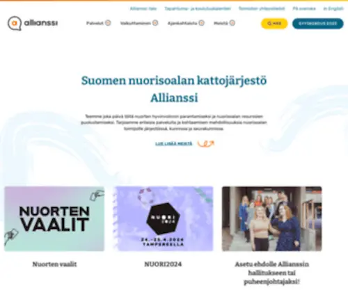 Alli.fi(Etusivu) Screenshot