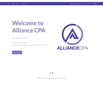 Alliance-Cpa.com(Certified Public Accountant) Screenshot