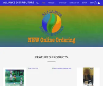 Alliance-Distributors.com(Cash & Carry for Convenience Store Suppies) Screenshot