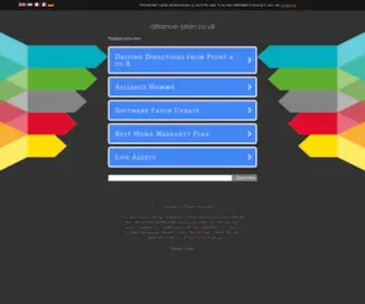 Alliance-Plan.co.uk(WYG is an award) Screenshot
