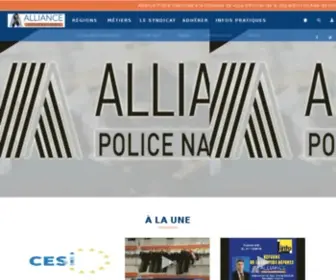 Alliance-Police-Nationale.com(Alliance Police Nationale) Screenshot