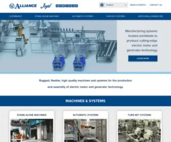 Alliance-Winding.com(Alliance Winding) Screenshot