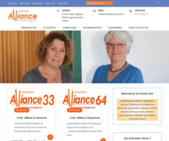 Alliance.asso.fr(Fédération) Screenshot