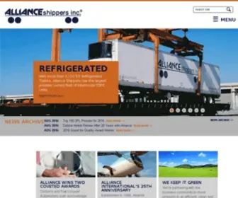 Alliance.com(Alliance Shippers Inc) Screenshot