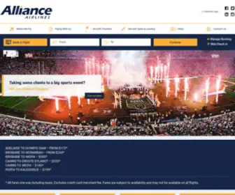 Allianceairlines.com.au(Alliance Airlines) Screenshot