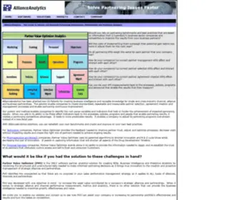 Allianceanalytics.com(Alliance Analytics) Screenshot