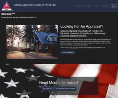 Allianceappraisalflorida.com(Alliance Appraisal Associates of Florida) Screenshot