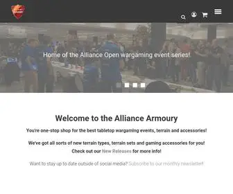 Alliancearmoury.net(Alliance Armoury) Screenshot