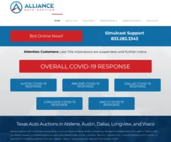 Allianceautoauction.com Screenshot