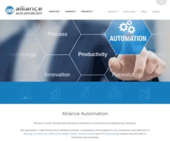 Allianceautomation.com.au(Alliance Automation) Screenshot