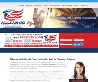 Alliancebailbondsaz.com(Bail Bondsman Phoenix) Screenshot