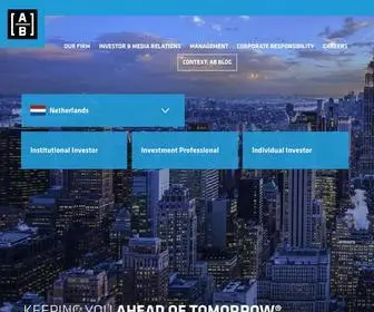 Alliancebernstein.com(AllianceBernstein) Screenshot
