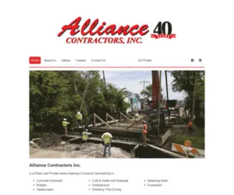 Alliancecontractors.com(Woodstock, Illinois) Screenshot