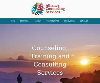 Alliancecs.net(Alliance Counseling Services) Screenshot