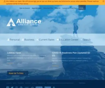 Alliancecu.com(Alliance Credit Union) Screenshot