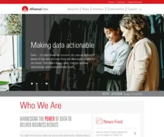 Alliancedata.com(Alliance Data Systems) Screenshot