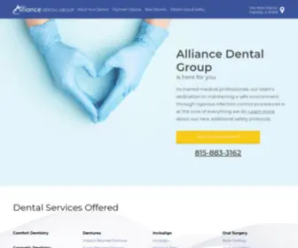 Alliancedentalgroup.com(Alliance Dental Group) Screenshot