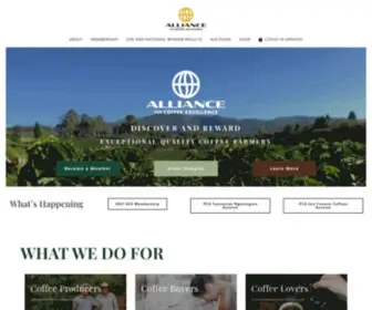 Allianceforcoffeeexcellence.org(ACE) Screenshot