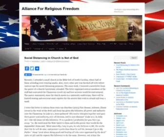 Allianceforreligiousfreedom.com(Alliance For Religious Freedom) Screenshot